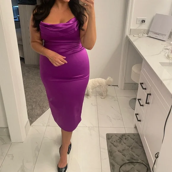 purple fashion nova dress Dress Party Long By Fashion Nova In Purple, Size: L – Clothes Mentor  Arlington TX #293 main image 1